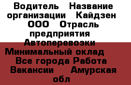 Водитель › Название организации ­ Кайдзен, ООО › Отрасль предприятия ­ Автоперевозки › Минимальный оклад ­ 1 - Все города Работа » Вакансии   . Амурская обл.